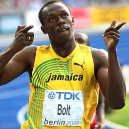 Sprinter Usain Bolt bei der WM 2009 in Berlin