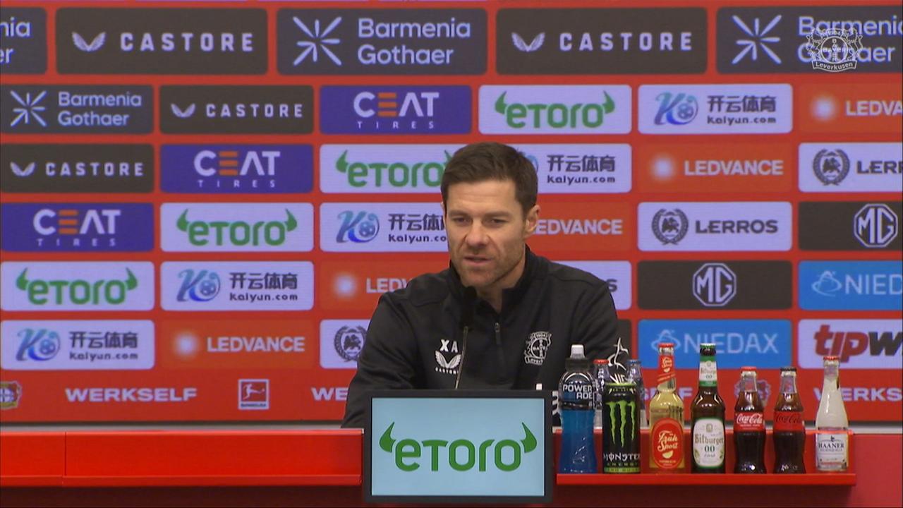Xabi Alonso auf der PK vor dem Spiel gegen Dortmund | ARD