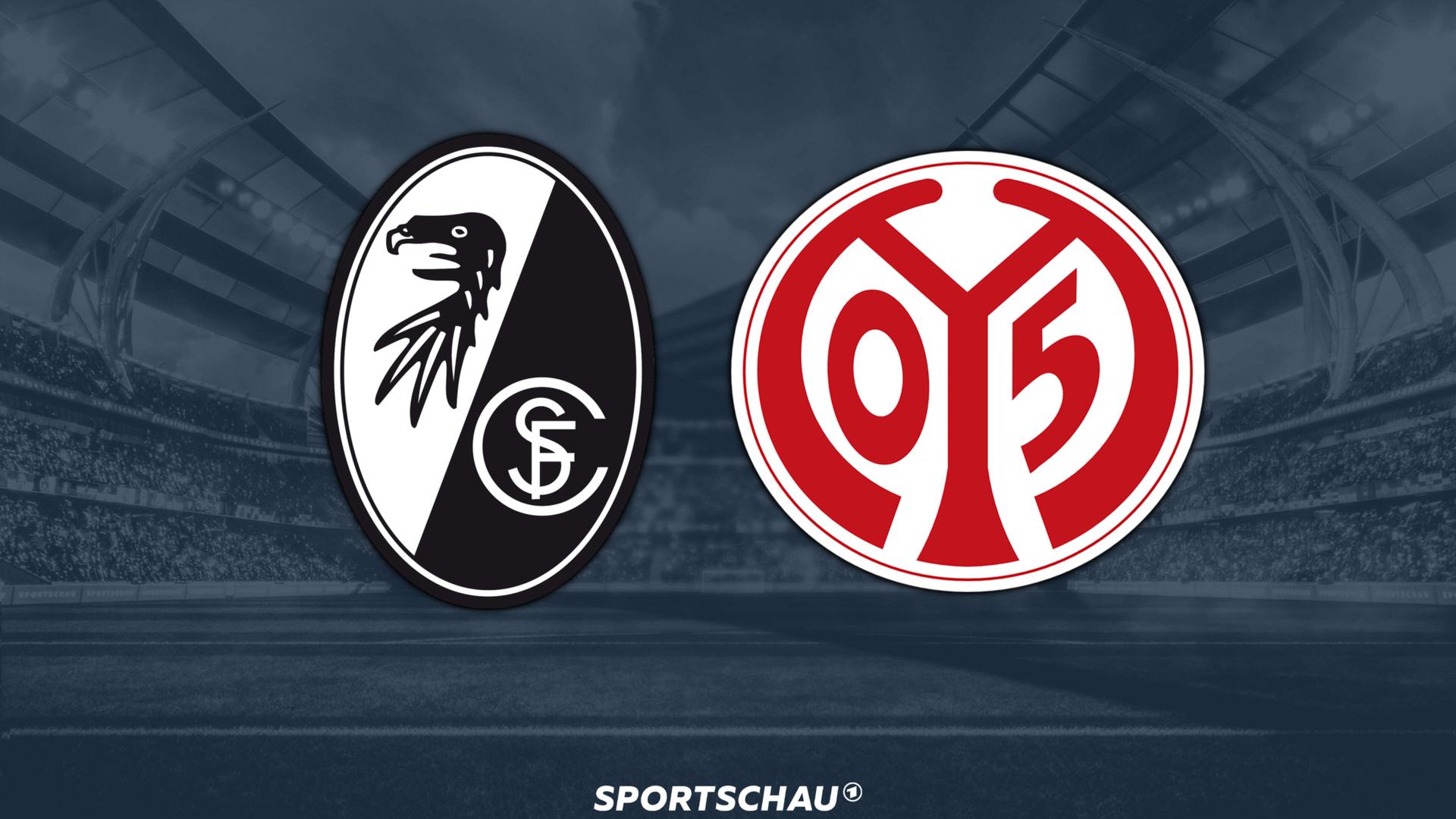 Logo SC Freiburg gegen 1. FSV Mainz 05 | ARD