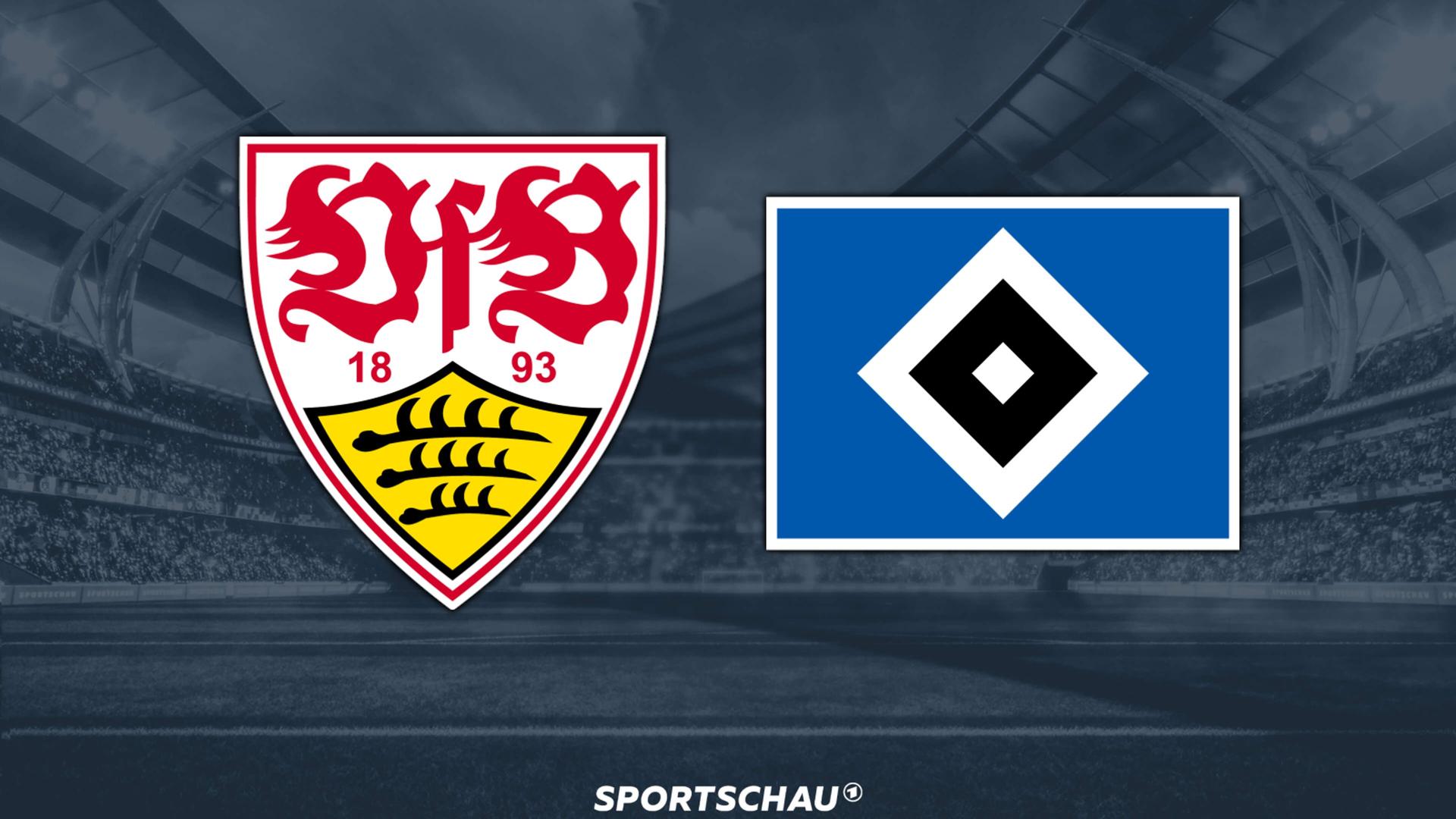 Logo VfB Stuttgart gegen Hamburger SV | ARD