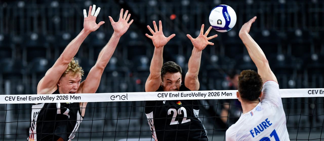 Olympiasieger Frankreich zu stark: DVV-Männer verpassen Gruppensieg bei EM