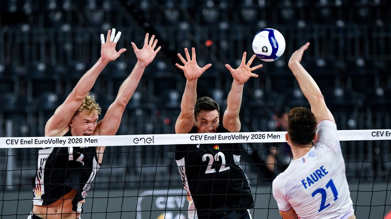Frankreich zu stark: Volleyballer verpassen Gruppensieg