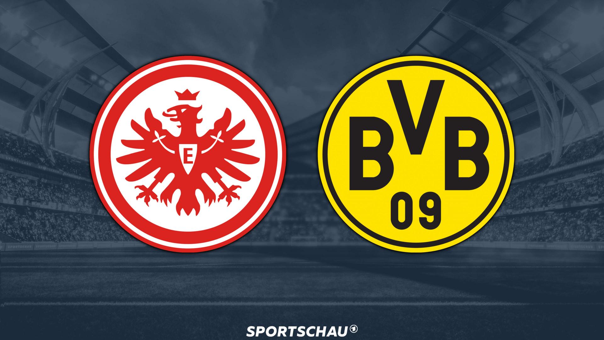Logo Eintracht Frankfurt gegen Borussia Dortmund | ARD