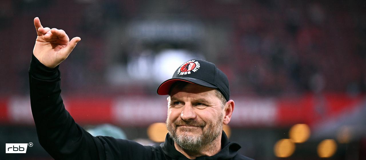 Union-Trainer Steffen Baumgart. / imago images/Uwe Kraft