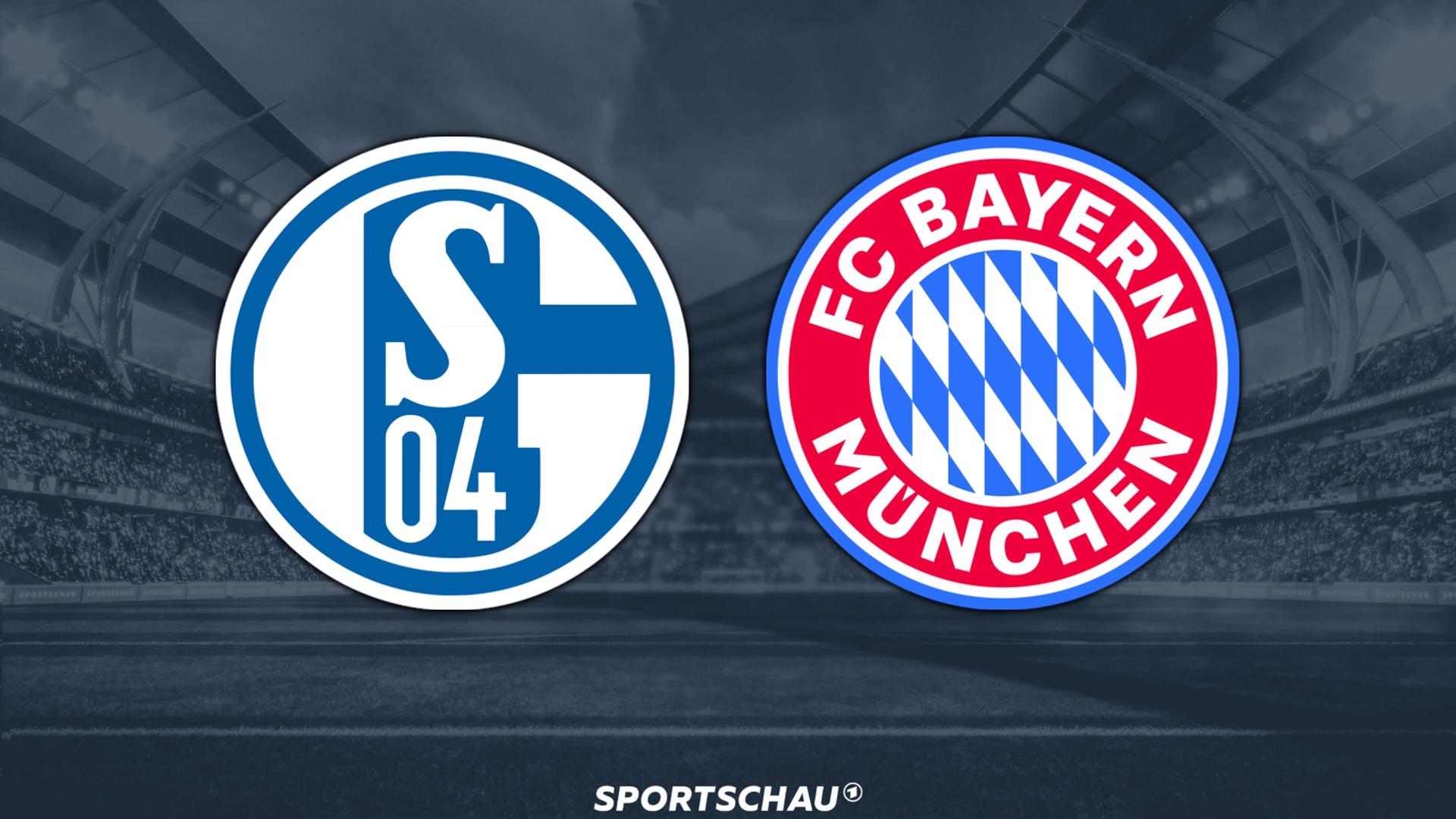 Logo FC Schalke 04 gegen Bayern München | ARD