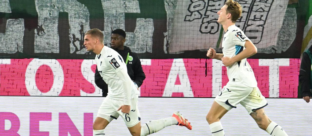 Grischa Prömel feiert seinen Treffer zum 1:2