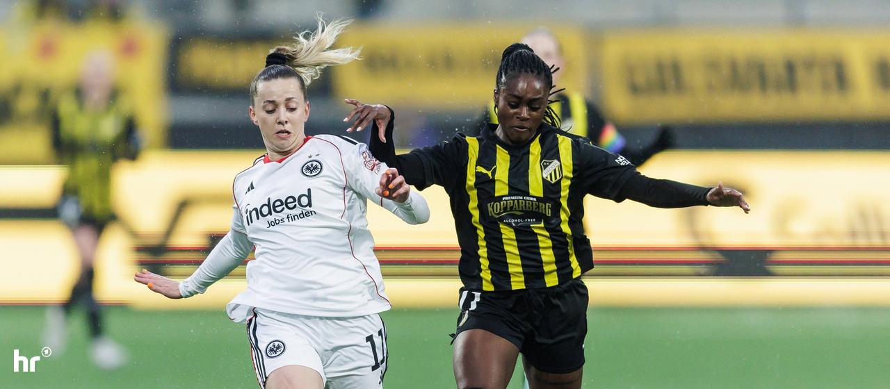 Eintracht-Akteurin Nina Lührßen im Spiel bei BK Häcken