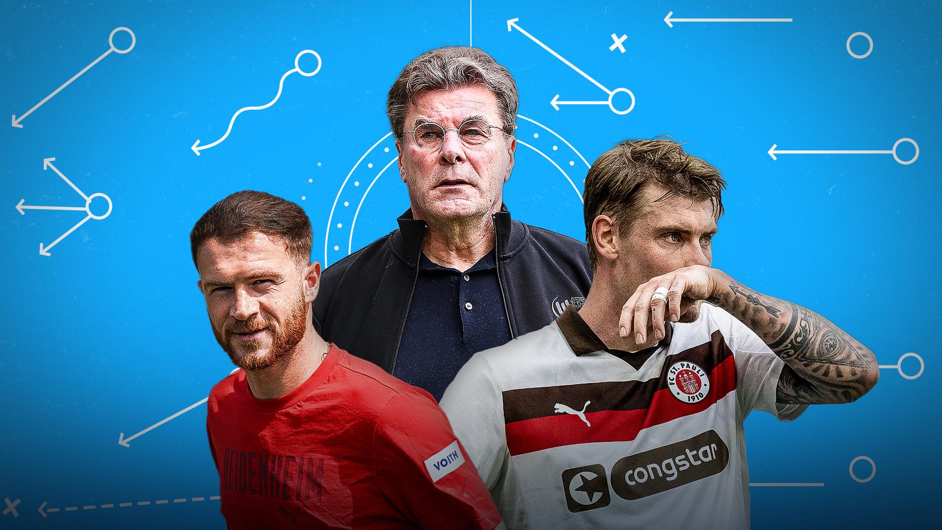 Budu Zivizivadze, Dieter Hecking und Eric Smith | sportschau