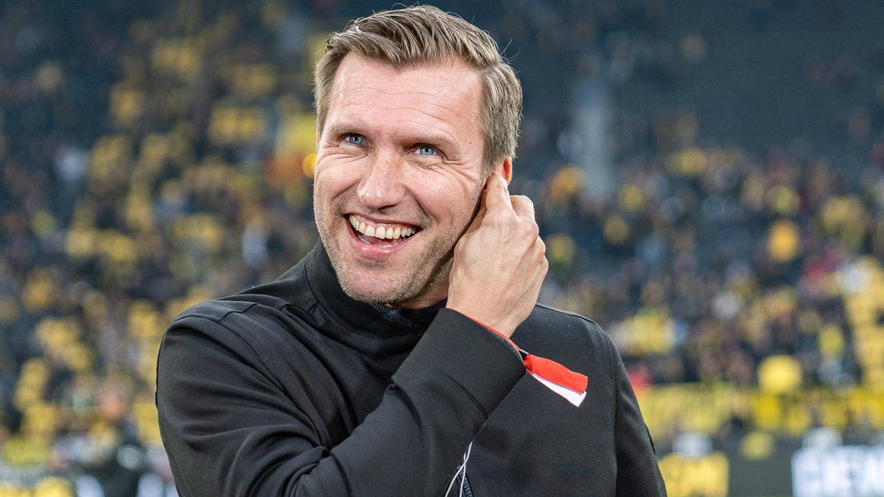 Markus Krösche im Dortmunder Stadion | Imago/Eibner-Pressefoto/Bahho Kara