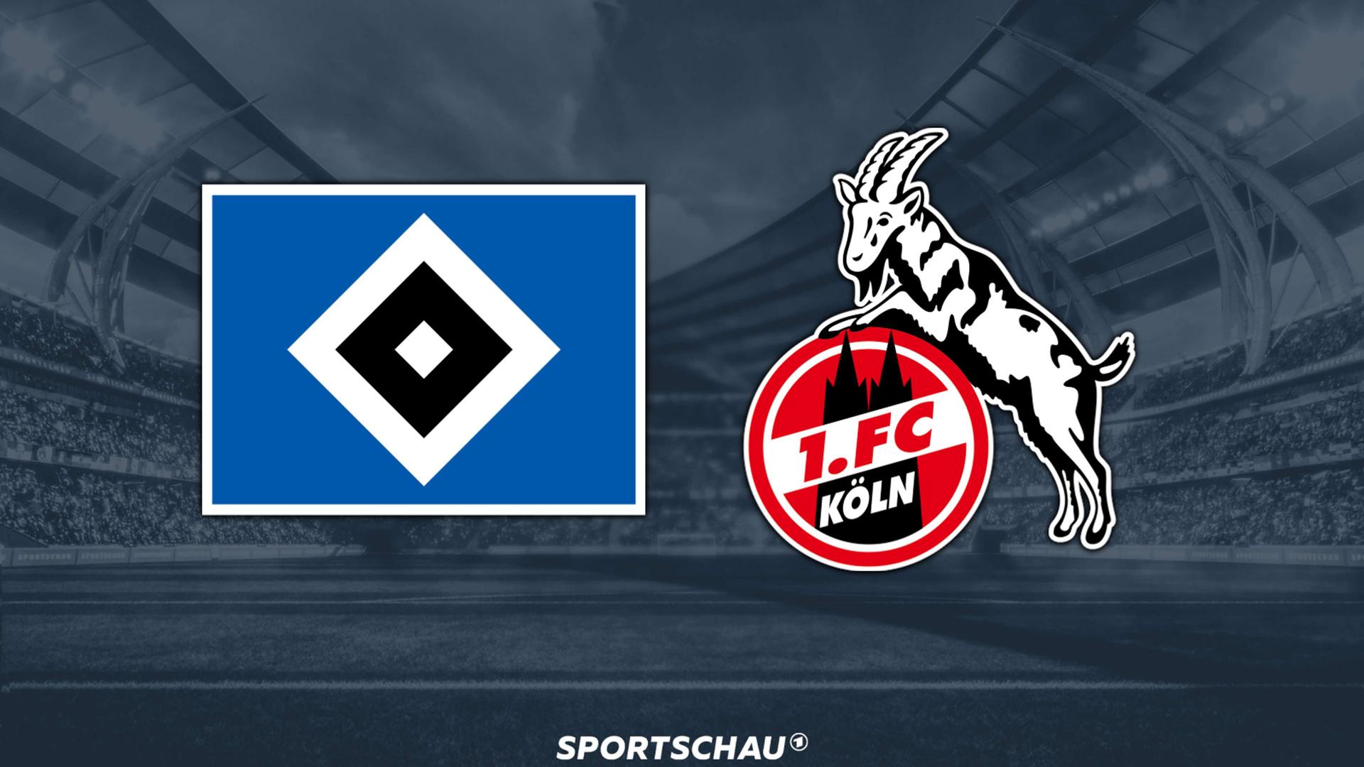 Logo Hamburger SV gegen 1. FC Köln | ARD