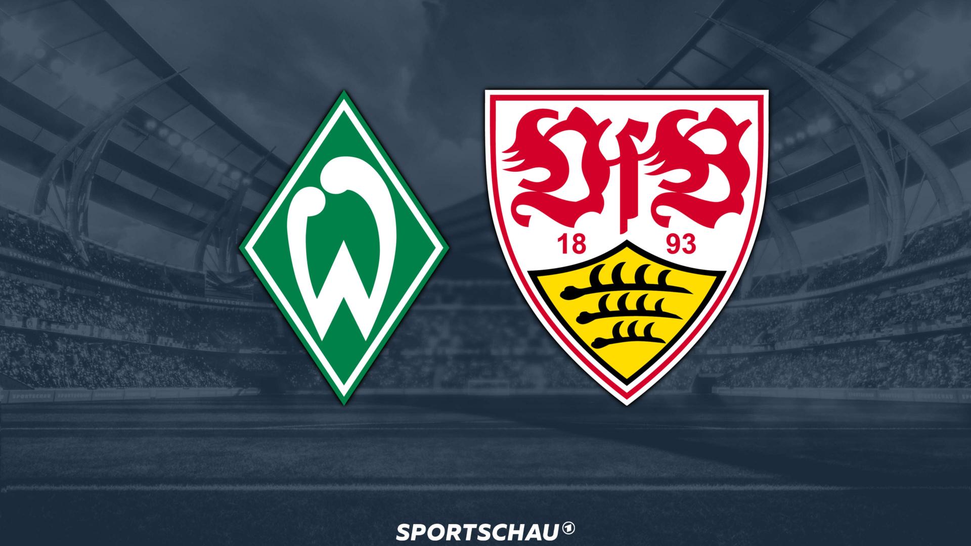 Logo Werder Bremen gegen VfB Stuttgart | ARD