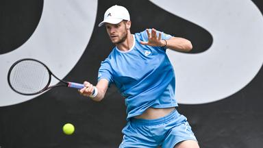 Yannick Hanfmann beim ATP-Tennisturnier in Stuttgart