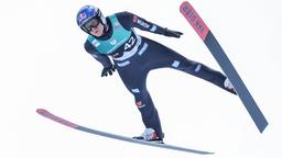 Andreas Wellinger beim Einzelspringen in Trondheim