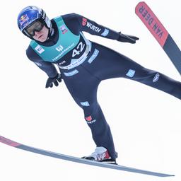 Andreas Wellinger beim Einzelspringen in Trondheim