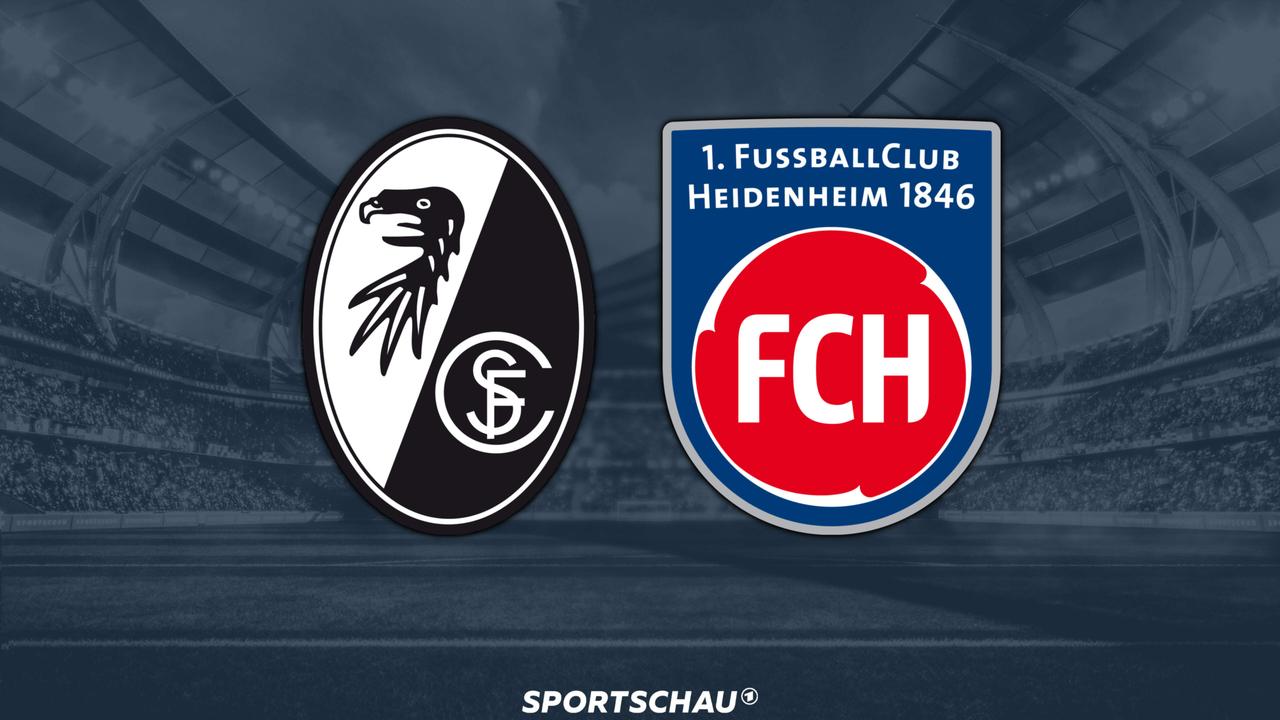 Logo SC Freiburg gegen 1. FC Heidenheim 1846 | ARD