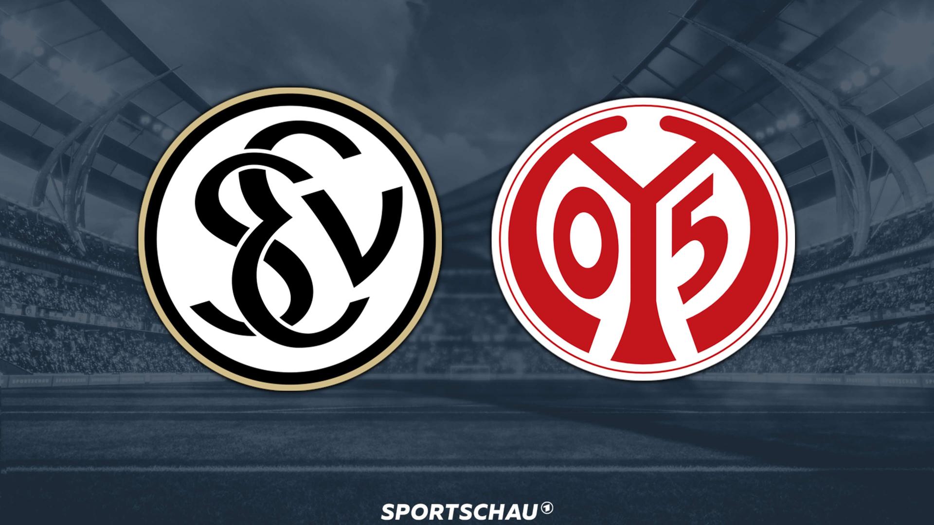 Logo SV 07 Elversberg gegen 1. FSV Mainz 05 | ARD