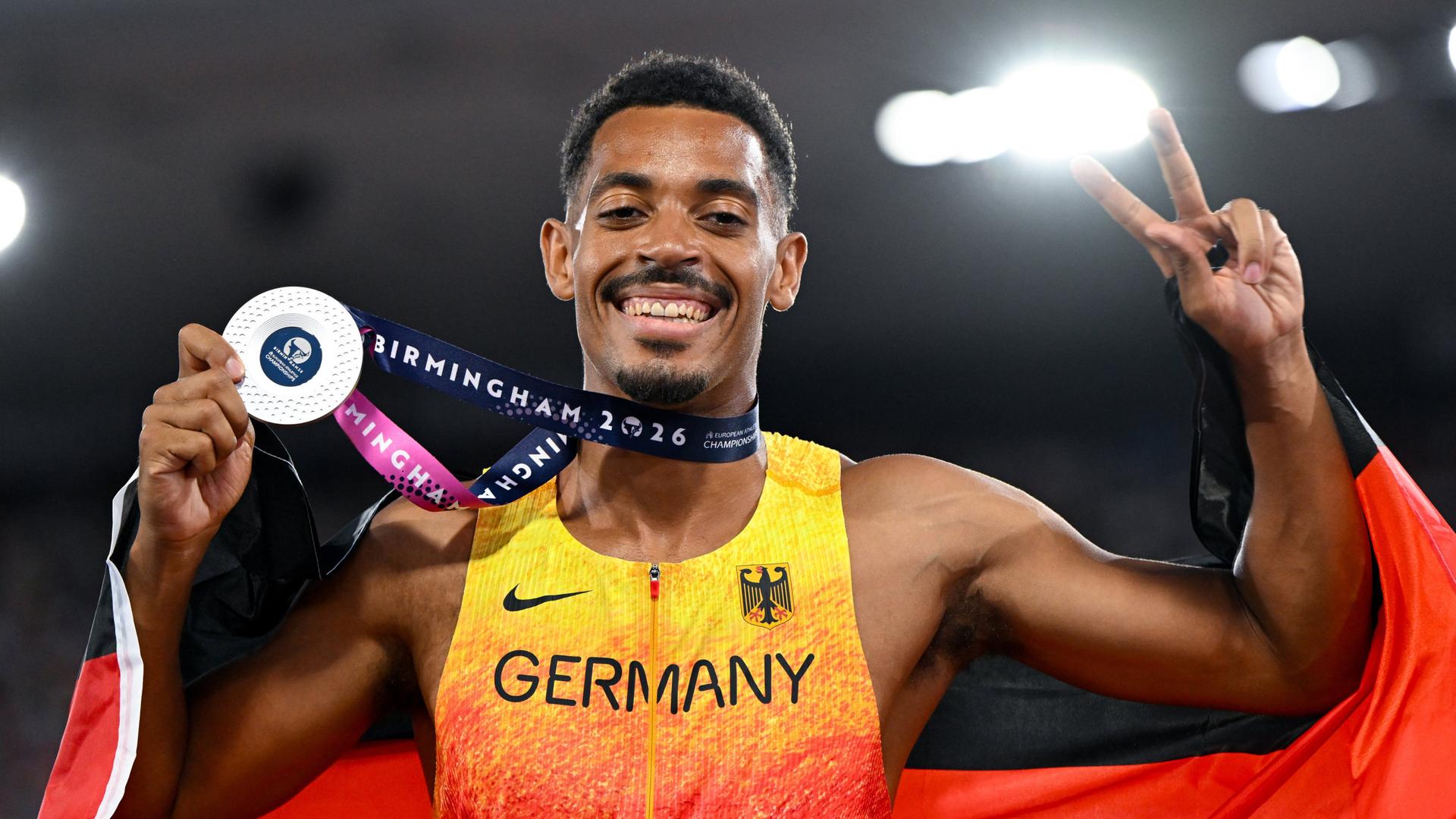 Leichtathletik-EM: Hürden-Silber für Emil Agyekum - nur "Superman" schneller