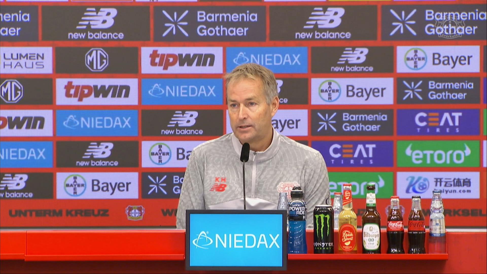 kasper Hjumlandauf der Pressekonferenz | ARD