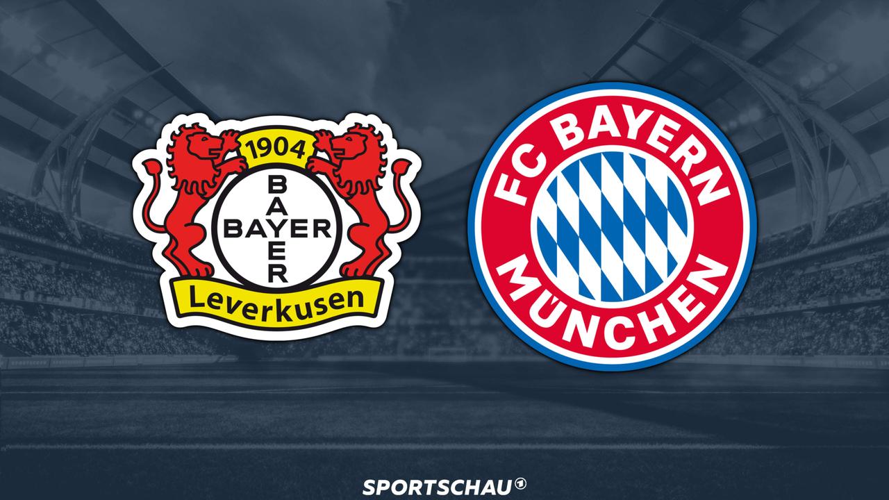 Logo Bayer Leverkusen gegen Bayern München | ARD