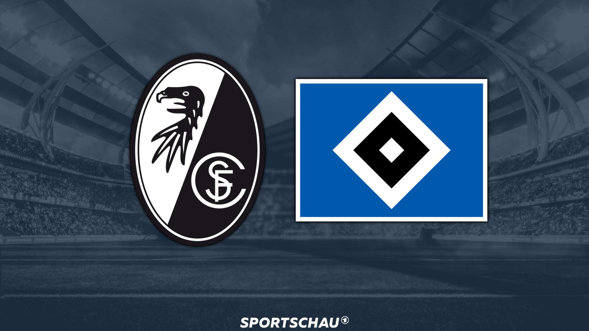 Logo SC Freiburg gegen Hamburger SV | ARD