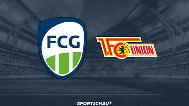 Logo FC Gütersloh gegen 1. FC Union Berlin