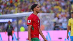 Achraf Hakimi im Spiel gegen Brasilien