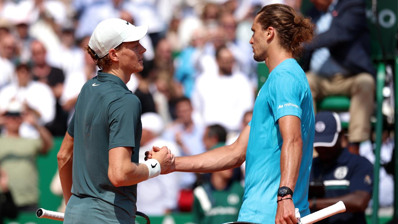 ATP-Turnier in Monte Carlo: Jannik Sinner gewinnt gegen Alexander Zverev