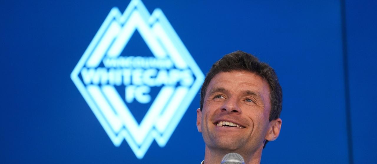 Thomas Müller wird bei den Vancouver Whitecaps vorgestellt