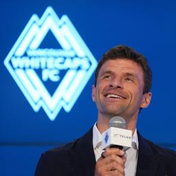 Thomas Müller wird bei den Vancouver Whitecaps vorgestellt