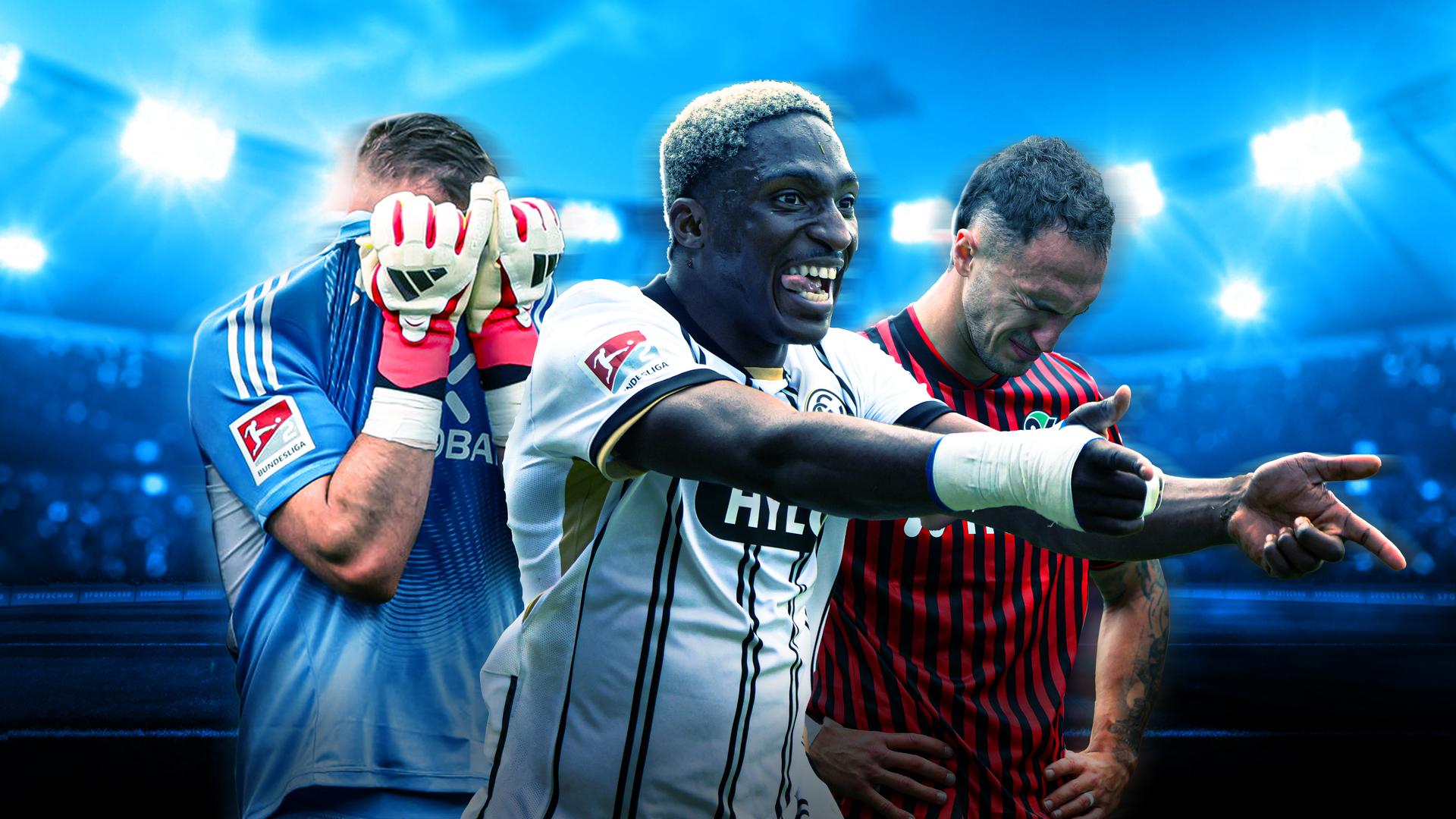 v.l.: Florian Kastenmeier, David Mokwa und Virgil Ghita | Getty Images/Selim Sudheimer, dpa/Daniel Löb, IMAGO / Fussball-News Saarland