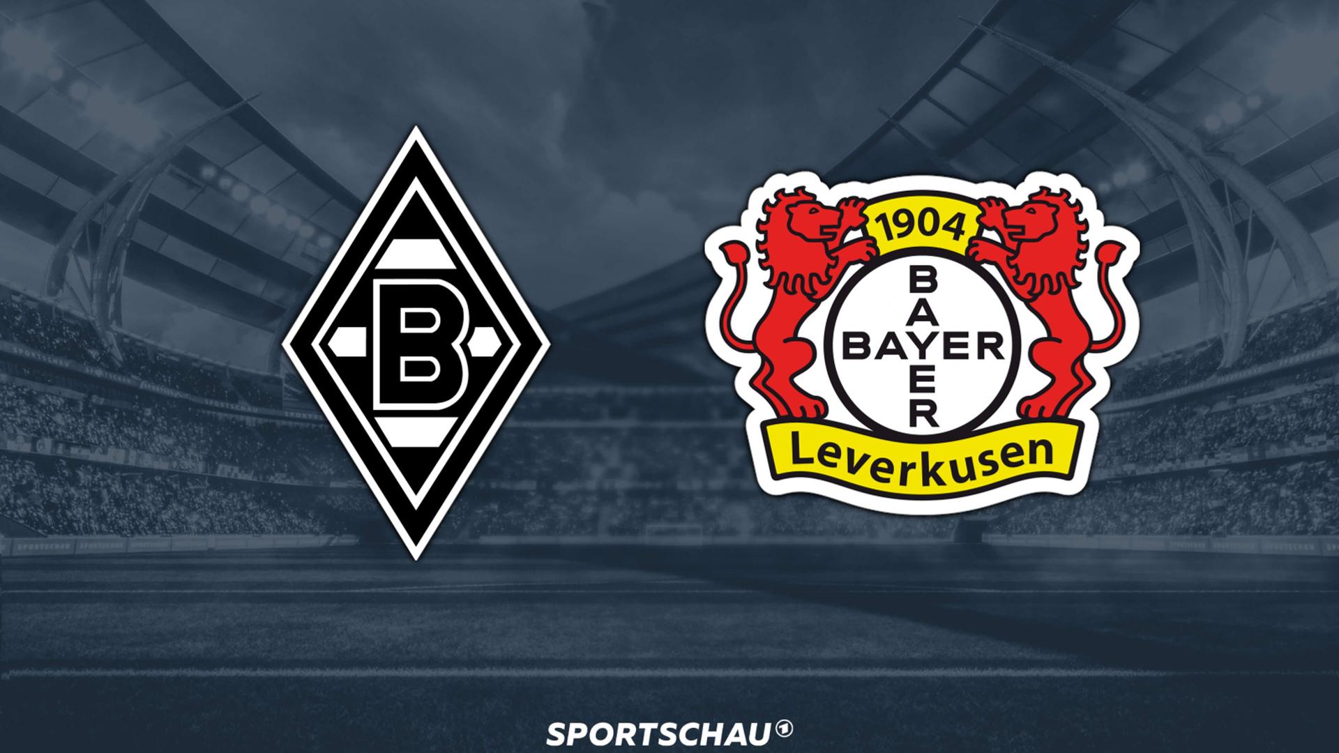 Logo Borussia Mönchengladbach gegen Bayer Leverkusen | ARD
