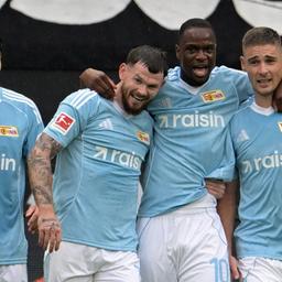 Video: Sportschau | 21.09.2025 | Heiko Neumann | imago images/HJS Jubel beim 1. FC Union im Auswärtsspiel bei Eintracht Frankfurt. / imago images/HJS