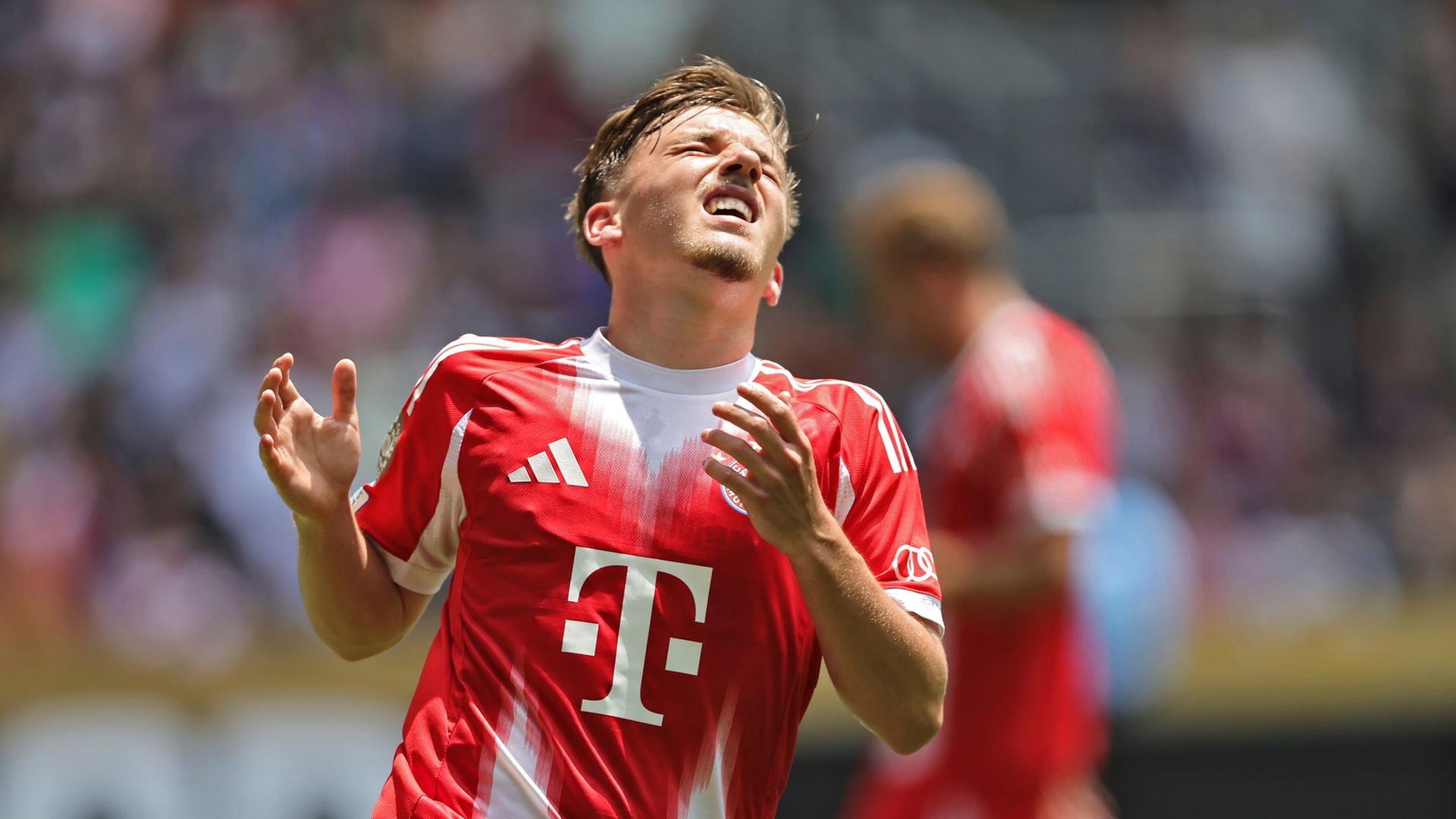 Lennart Karl bei seinem Auftritt bei der Klub-WM gegen Auckland | dpa/pa