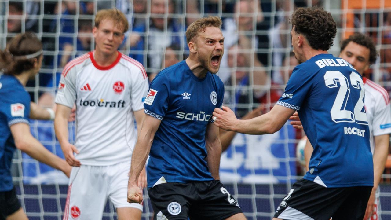Bielefeld jubelt noch spät gegen Nürnberg