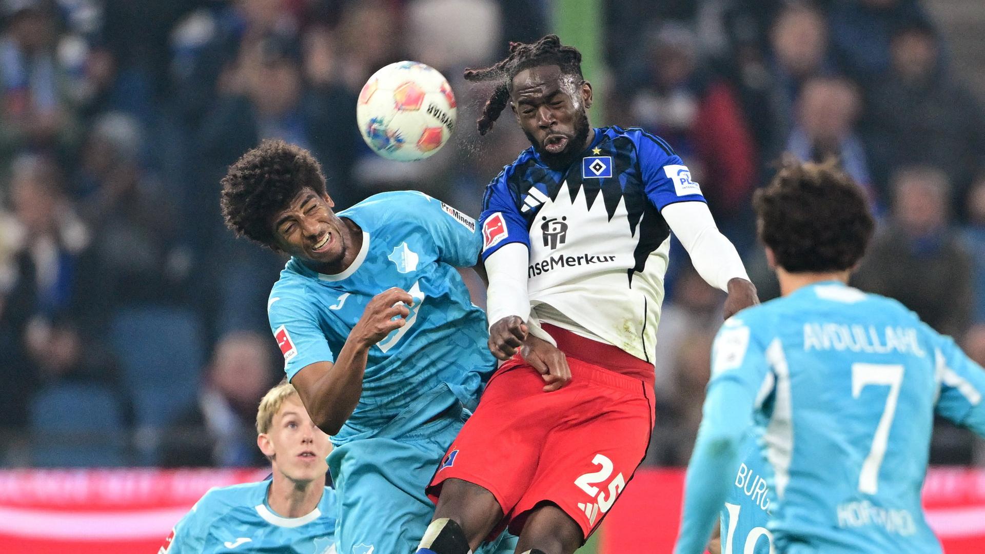 Hoffenheim mit Arbeitssieg beim HSV