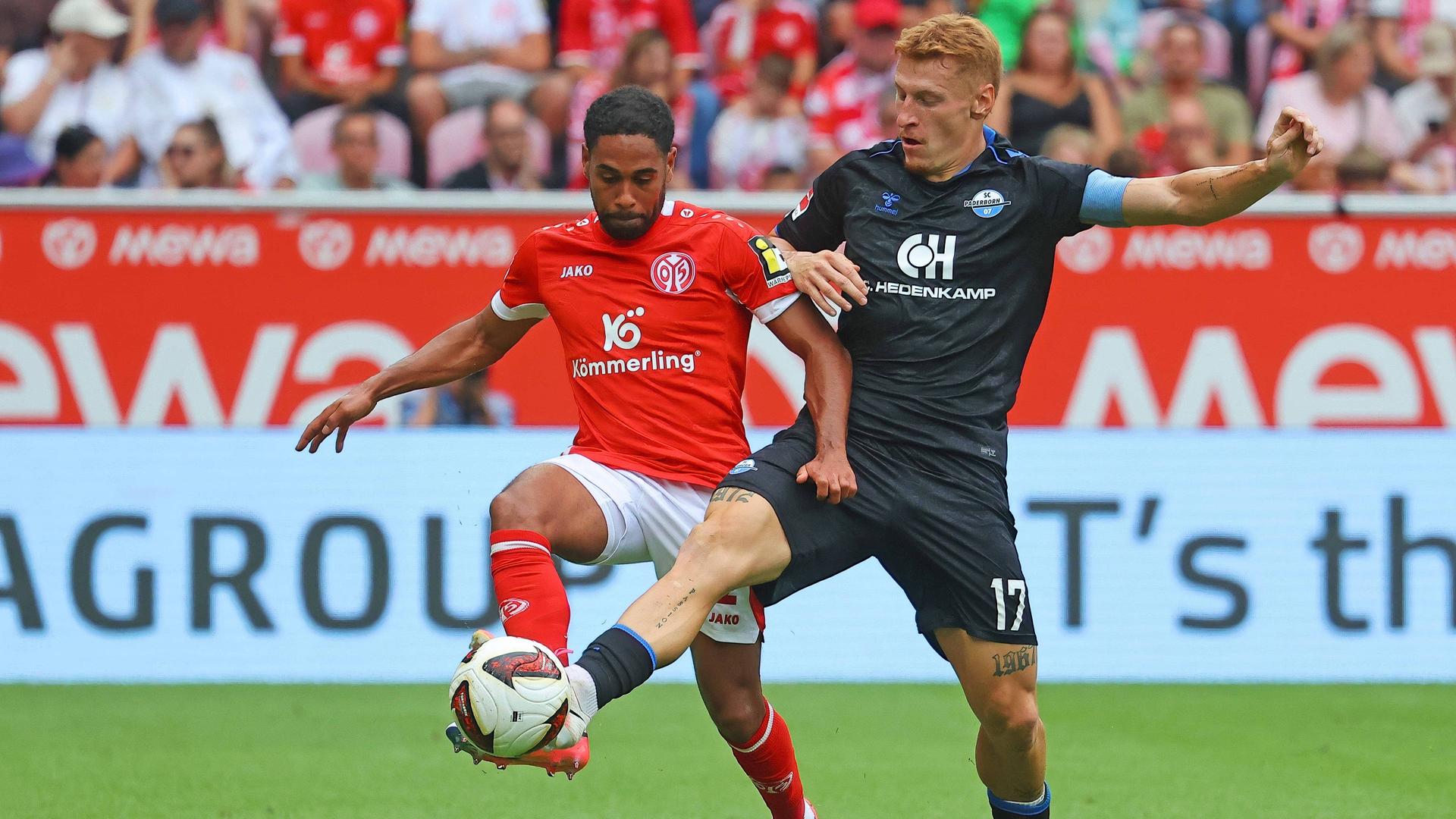 Phillipp Mwene und Laurin Curda | IMAGO/Fotostand / Racocha