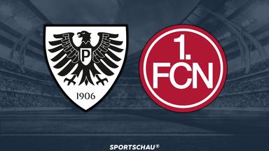 Logo Preußen Münster gegen 1. FC Nürnberg
