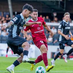 3. Liga: Spielszene aus dem Duell Großaspach gegen Verl