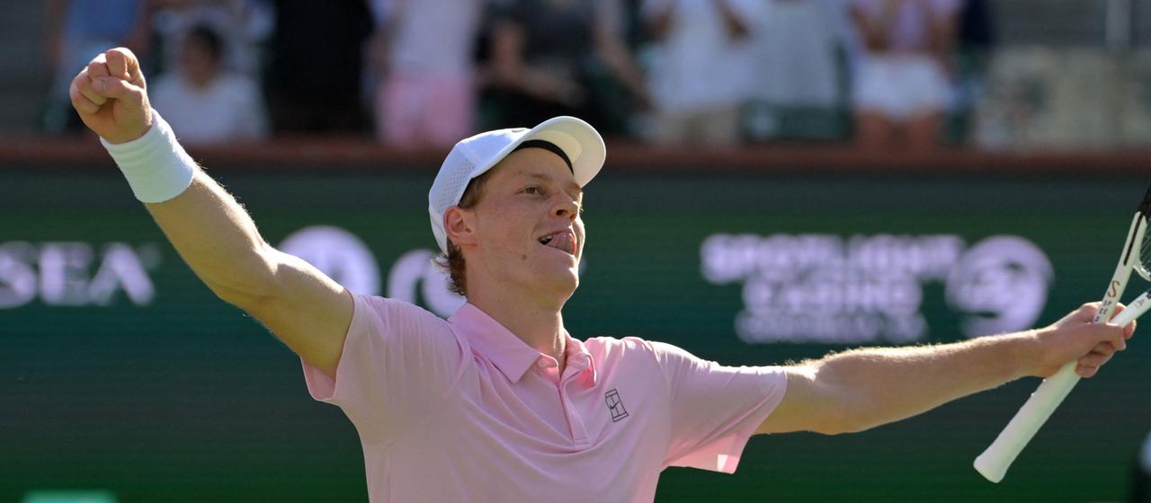 Jannik Sinner in Indian Wells