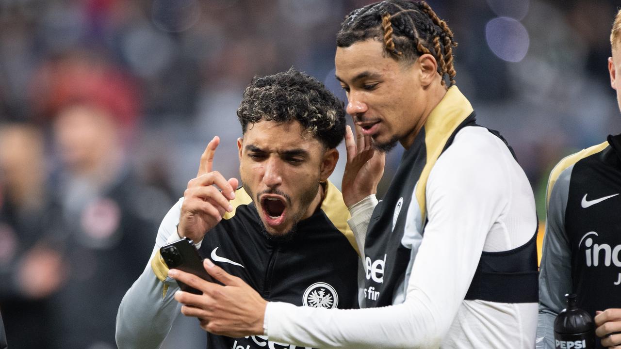 Omar Marmoush und Hugo Ekitike | ddp/Sven Simon