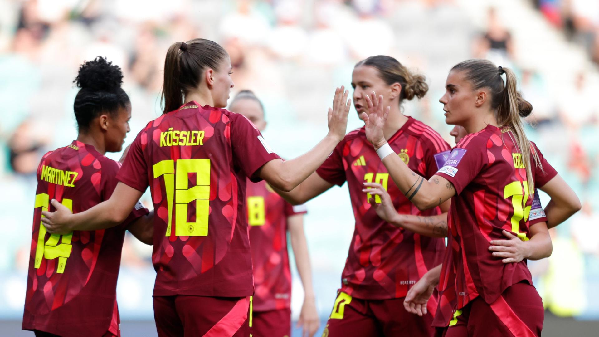 DFB-Frauen gewinnen glanzlos gegen Slowenien