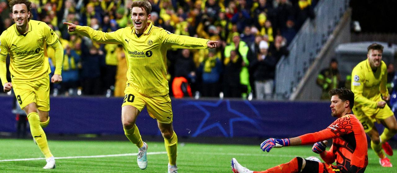 Bodo/Glimt schießt ein Tor