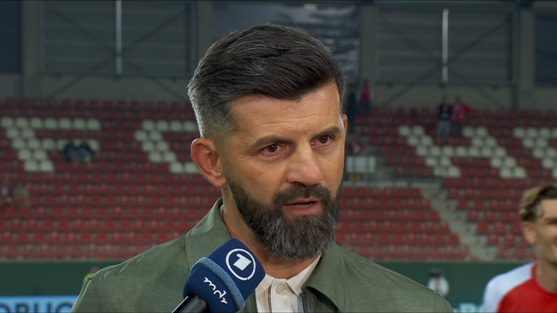 DFB-Pokal: Schalke-Trainer Muslic - "Das haben die Jungs heute trotzdem richtig gut gemacht"