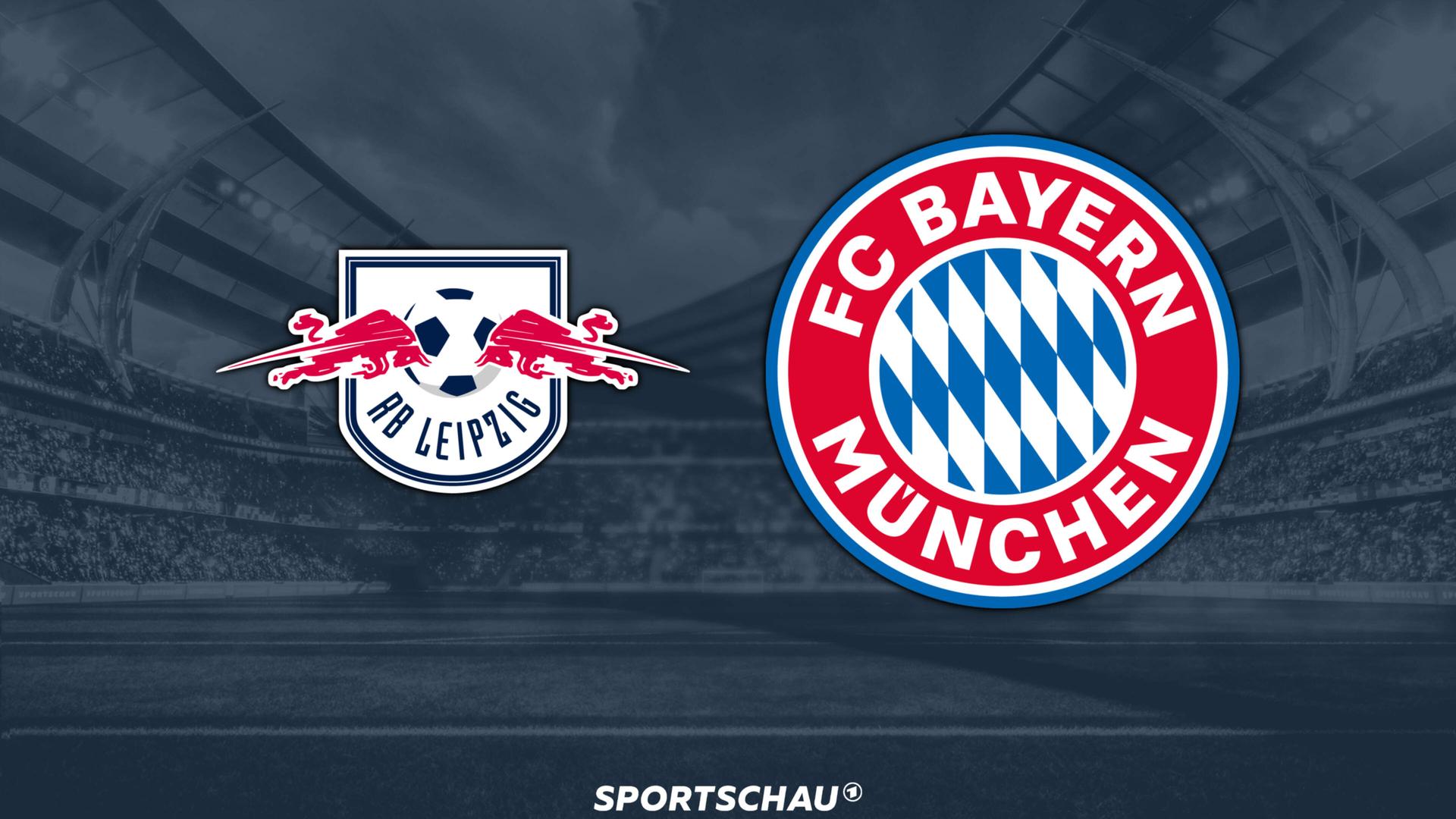 Logo RB Leipzig gegen Bayern München | ARD