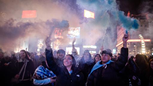 Buenos Aires versinkt in Feierlichkeiten