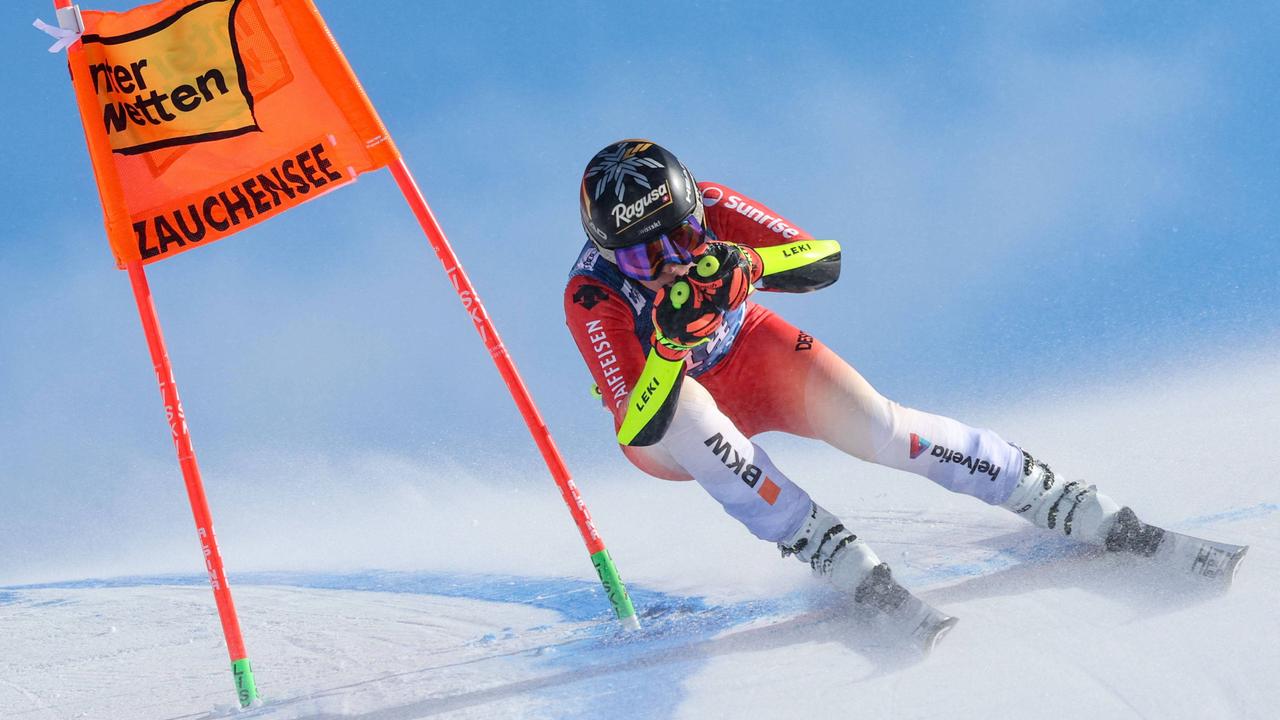 Ski Alpin Der Super G der Frauen in Zauchensee in der