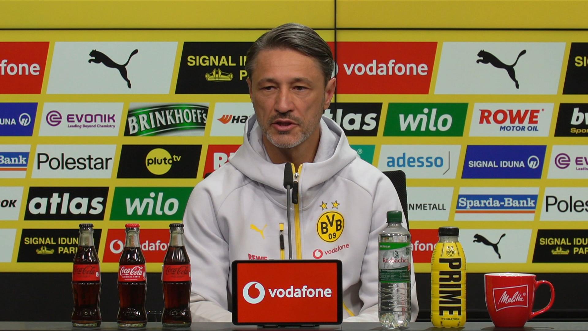 Niko Kovac auf der Pressekonferenz vor dem Spiel gegen Leipzig | ARD