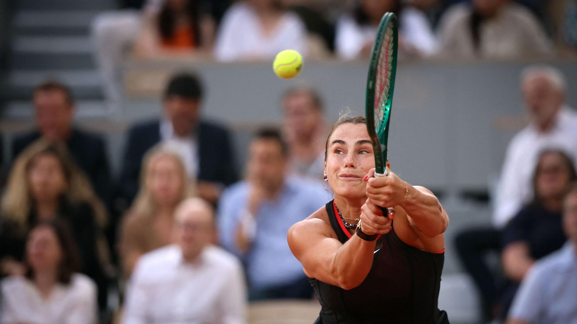 Aryna Sabalenka strengt sich an | Alain JOCARD / AFP