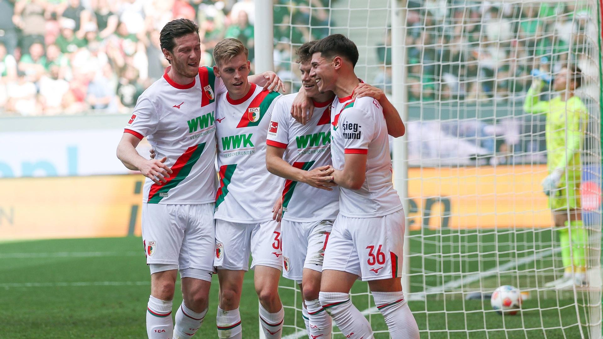 Augsburg schlägt Gladbach im Trainingsmodus