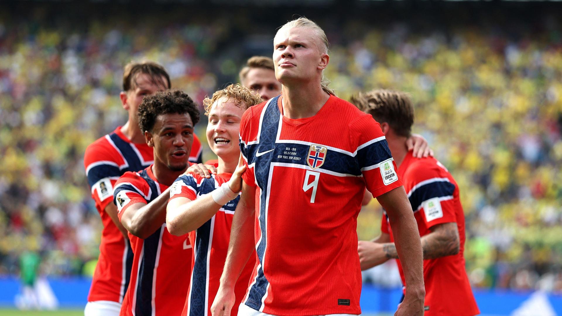 Haaland schießt Norwegen gegen Brasilien ins WM-Viertelfinale